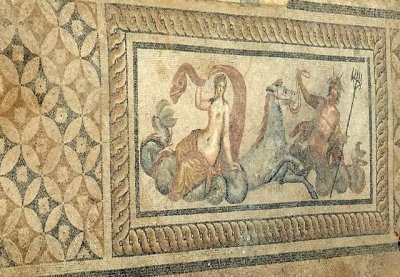 Ephesus recently excavated mosaic floor