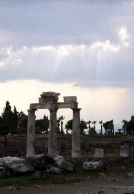Hierapolis a Greco-Roman city - after the storm - just like the Pastoral synphony