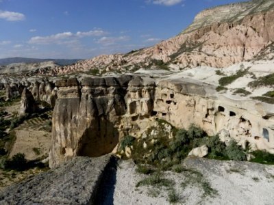 Cappadocia, Cavusin, rock dwellings