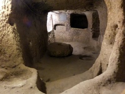 Derinkuyu, underground city for 5000 people plus their animals