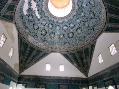 Tiled dome in Mevlana museum