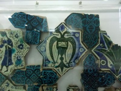 Part of collection of ceramic tiles