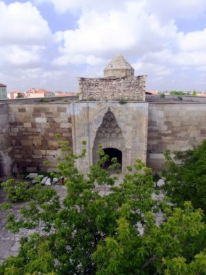 Caravanserai Sultanhan, built 1226  once used by camel traders on t he spice route