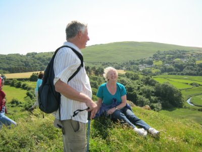 Grant and Nan on top of Tor