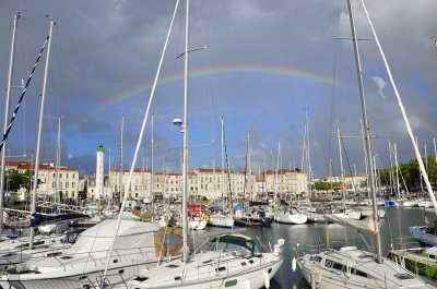 arc-en-ciel sur La Rochelle