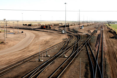 BNSF Aliance Nebraska  train yard