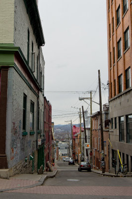 Rue transversale menant à la basse ville (Québec)