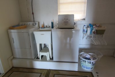 Downstairs laundry