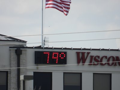 79 degrees in March in Fitchburg, Wisconsin?  Unexpected - 2012-03-18