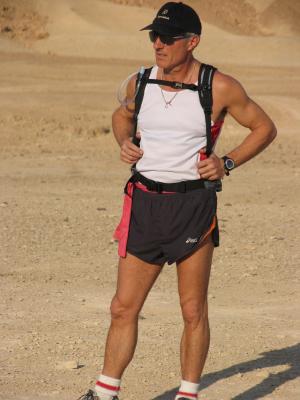 Marathon runner, crazy in the desert.. JP
