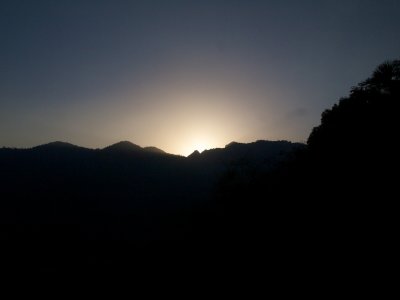 Gethia sunset