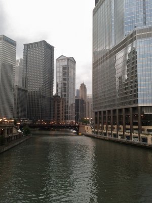 River view of Chicago