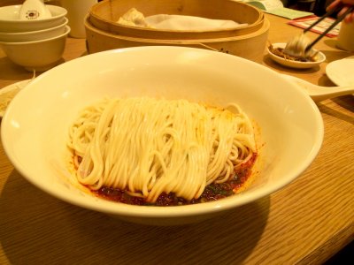 Delicious noodles at Din Tai Fung