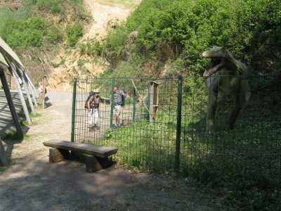 Saurierfhrten(Dinosaurus sporen) bij Bad Essen-Barkhausen