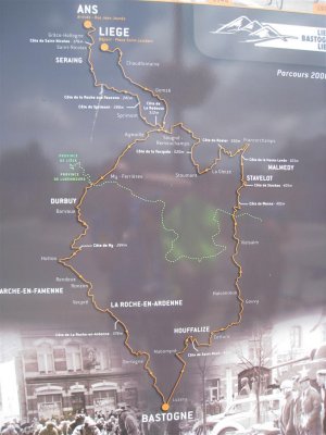 Parcours Liege-Bastogne-Liege