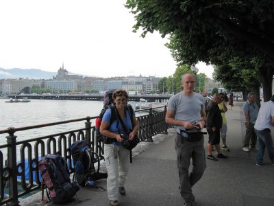 Bij het meer van Genève