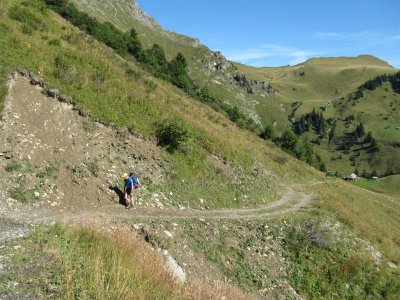 richting Col de Bassachaux