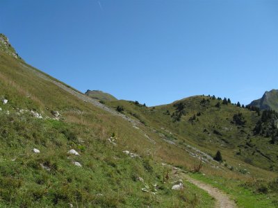 Blik naar Col de Chésery
