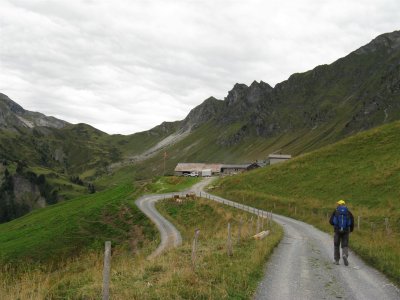 Richting Col de Coux bij Lapisa