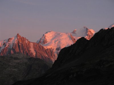 Aiguille du Midi , Mont Blanc du Tacul  en Mont Maudit