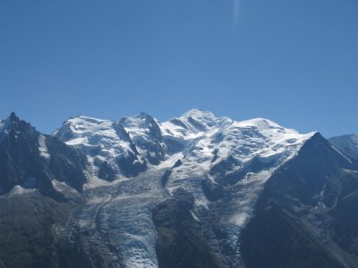 Mont Blanc du Tacul , Mont Maudit, Mont Blanc, Dôme du Goûter en Aiguille du Goûter