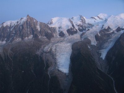 Zonsondergang Mont Blanc Massief