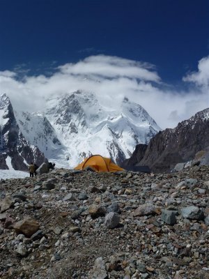 K2 vanuit basiskamp Broad Peak