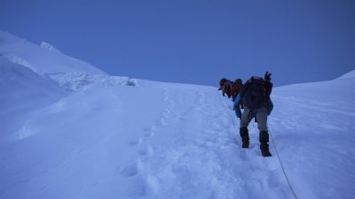 Beklimming Gondogoro La, 5610 meter