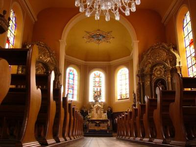 interieur kerk Saint-Quirin