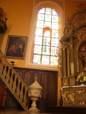 interieur kerk Saint-Quirin