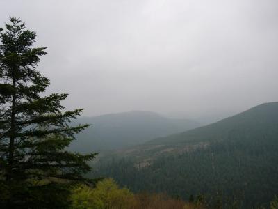 uitzicht over Donon bij Col du Leidenstein