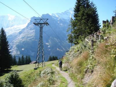 Afdalen naar Grindelwald