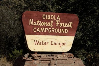 Cibola Sign - Water Canyon