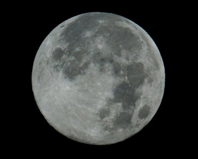 This Morning's Moon 8-2-12