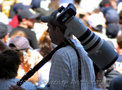 ESPN photog ... NICE LENS!