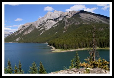 Daytime at Lake Minnewanka