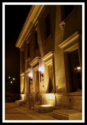 Old Galena Building at Night