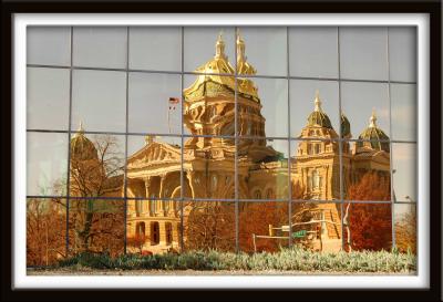The Iowa Capitol in Abstract