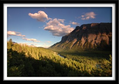 Late Day Light on Bow River Valley