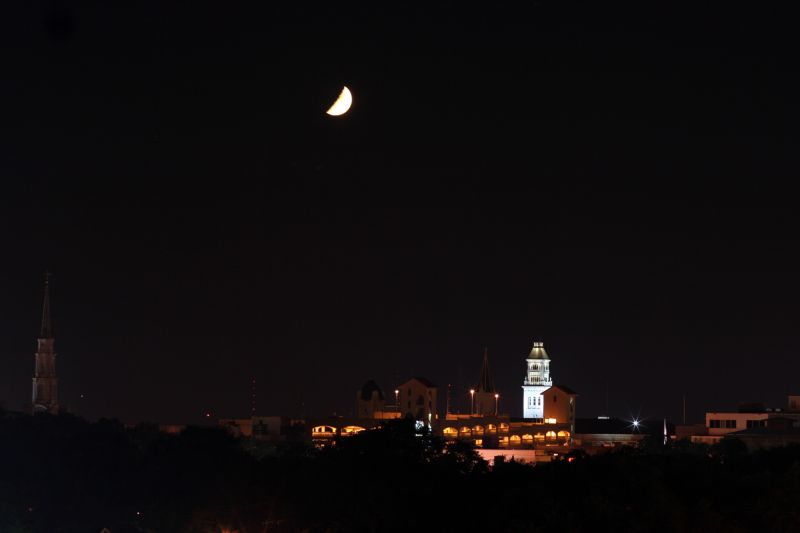 moon over savannah