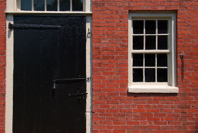 Black Door and Window