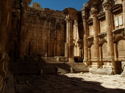 Temple of Bacchus, interior
