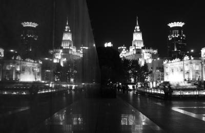 Reflections on The Bund, Shanghai 2005