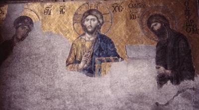 Mosaic in Hagia Sophia