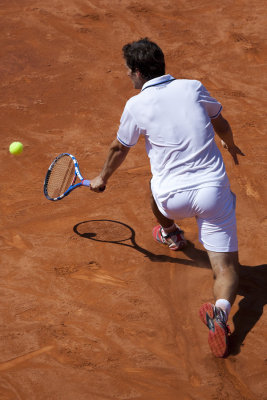 Albert Ramos backhand.