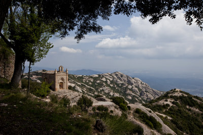 Chapel in the hills above Montserrat abbey.