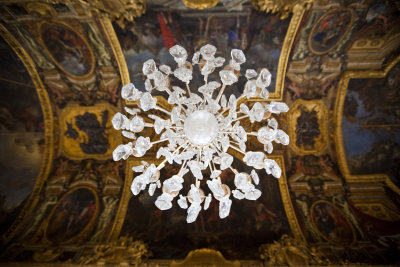 Inside Versailles.