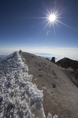 Intense sunlight at 18000+ ft.