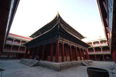 Inner courtyard of the Red Palace.
