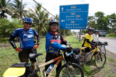 Sabah cycling: Tawau-Semporna-Kunak (post-dated 2005)